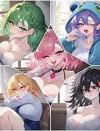💙🩷🖤💛💚Split Wife