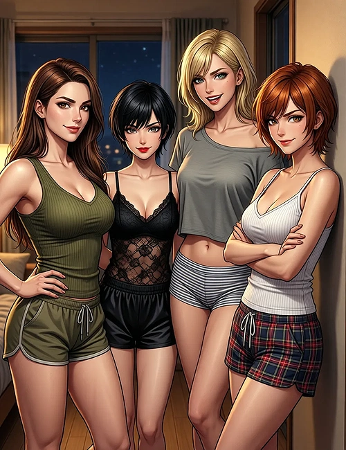 Ali, Bex, Cia & Dara
