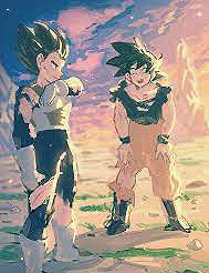 Goku and Vegeta