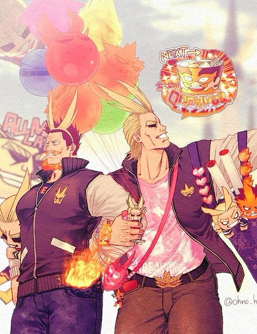 Enji & all might bfs