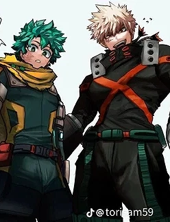 Izuku and Katsuki