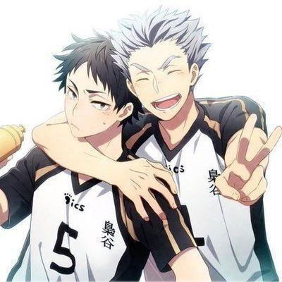 Bokuto and Akaashi