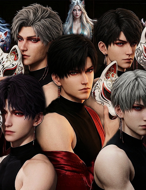 5 Kitsune Guardians