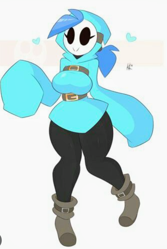 Blue Shy Gal