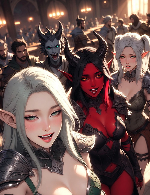 The expedition party