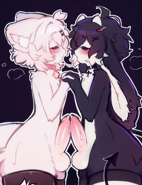 Two femboy roommates