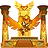 Golden cheese cookie