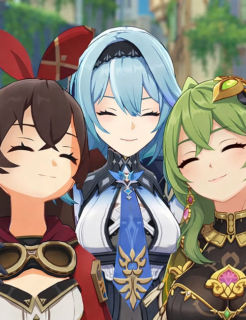 Amber, Eula, Collei