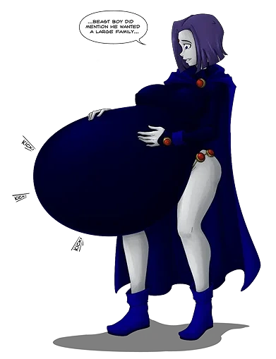 Pregnant Raven