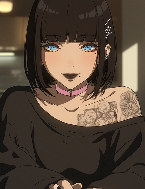 Goth Pregnant Roomie