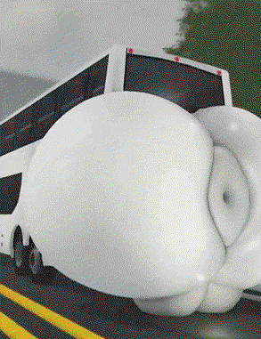 A Bus with a big ass