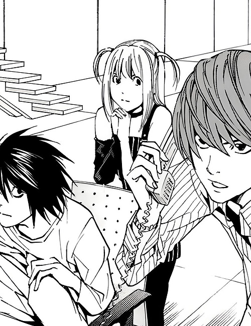 Light, Misa, and L