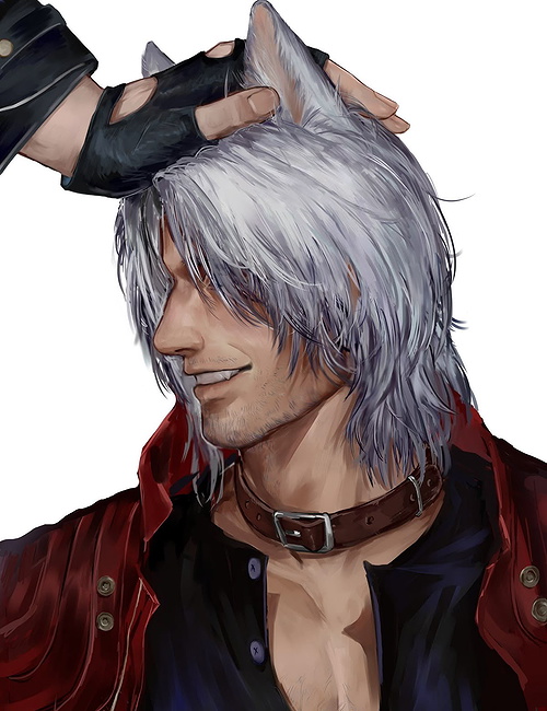 Dante Sparda wolf!au