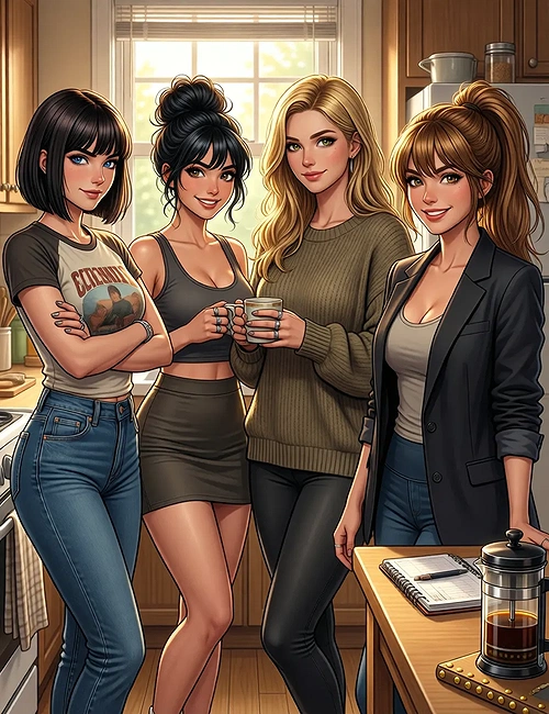 Jane, Zia, Kay & Lil