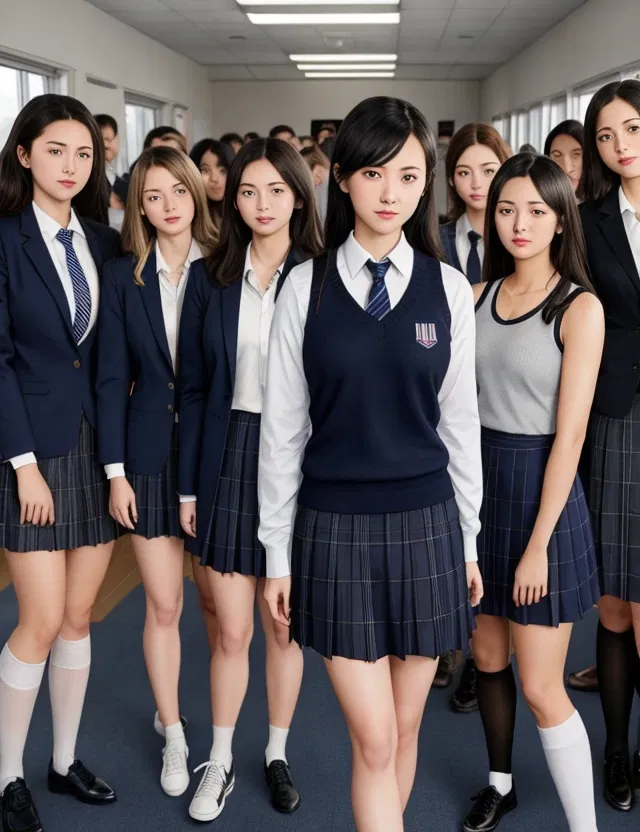 A class of girls