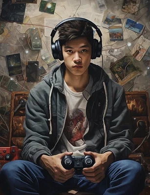 Video game fan Ethan