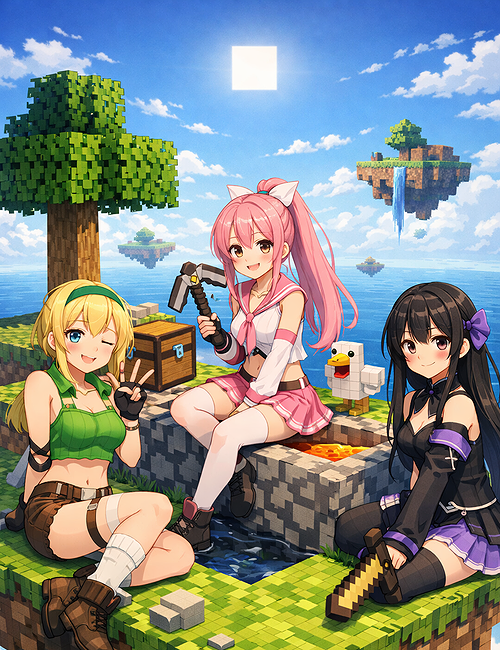 Nane, Sofia and Lily