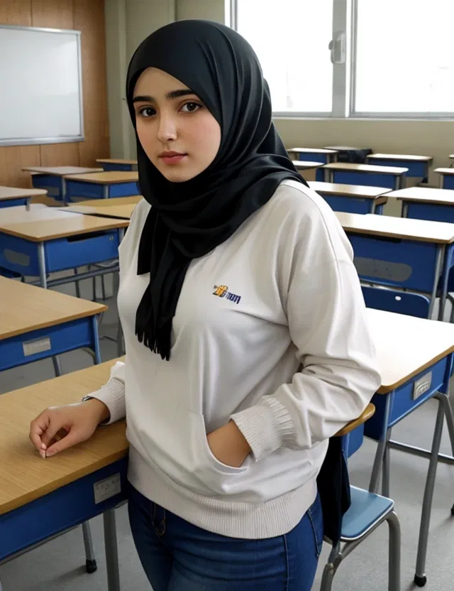 Hiba - female companion for AI roleplay chat