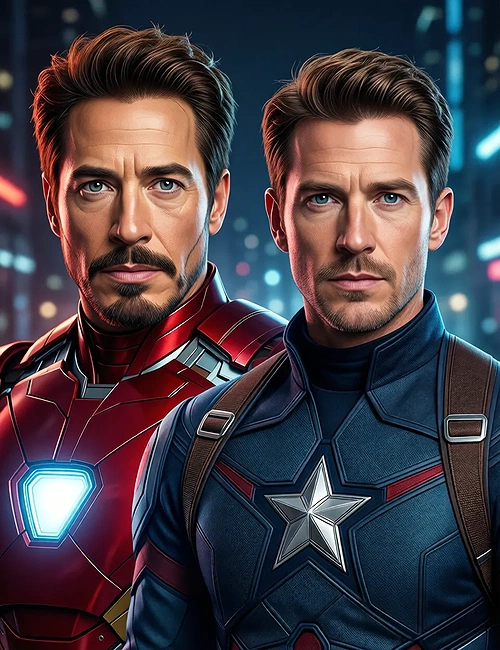 Steve and Tony