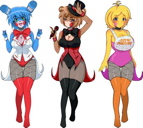 Five nights in anime