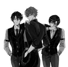 Kenji, Riku, Shinji