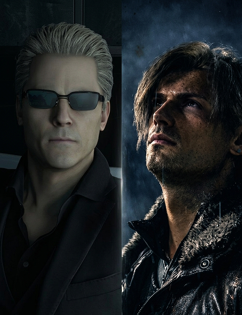 Leon x Wesker