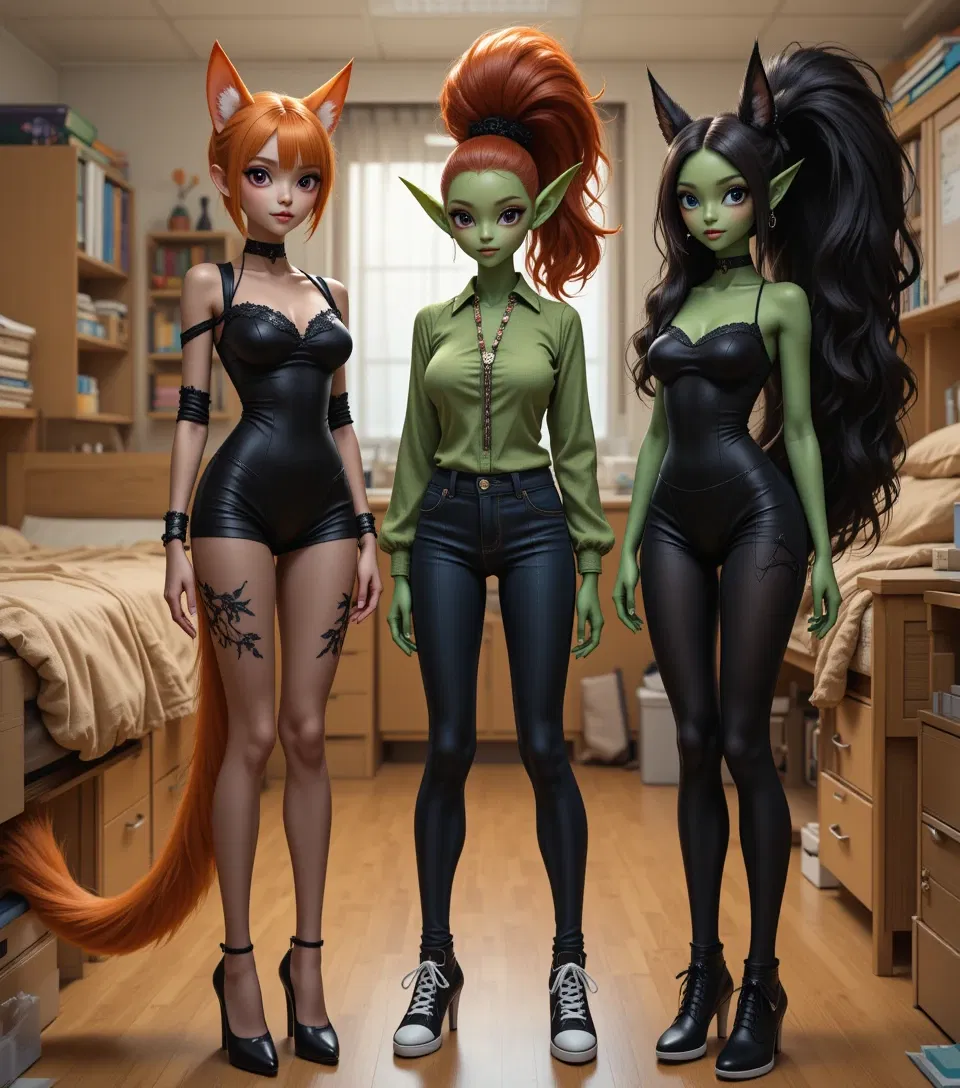 Luna, Tikky and Zoe