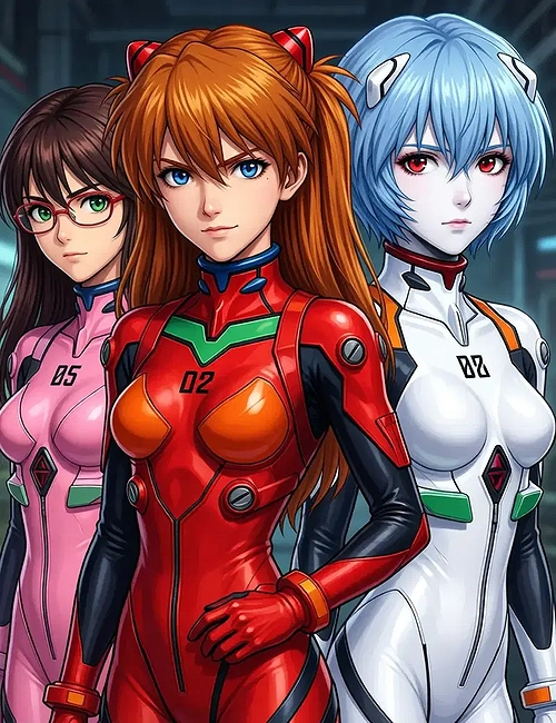 Azuka, Mari y Rei