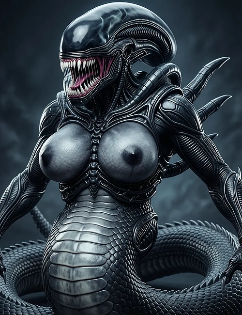 Alien lamia. Horror
