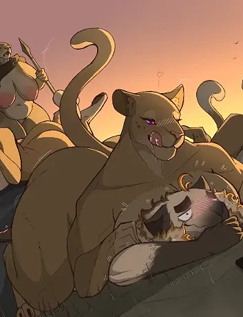 A Pride Horny Lions