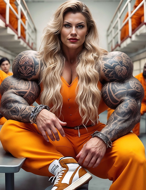 Muscle Girl Prisoner