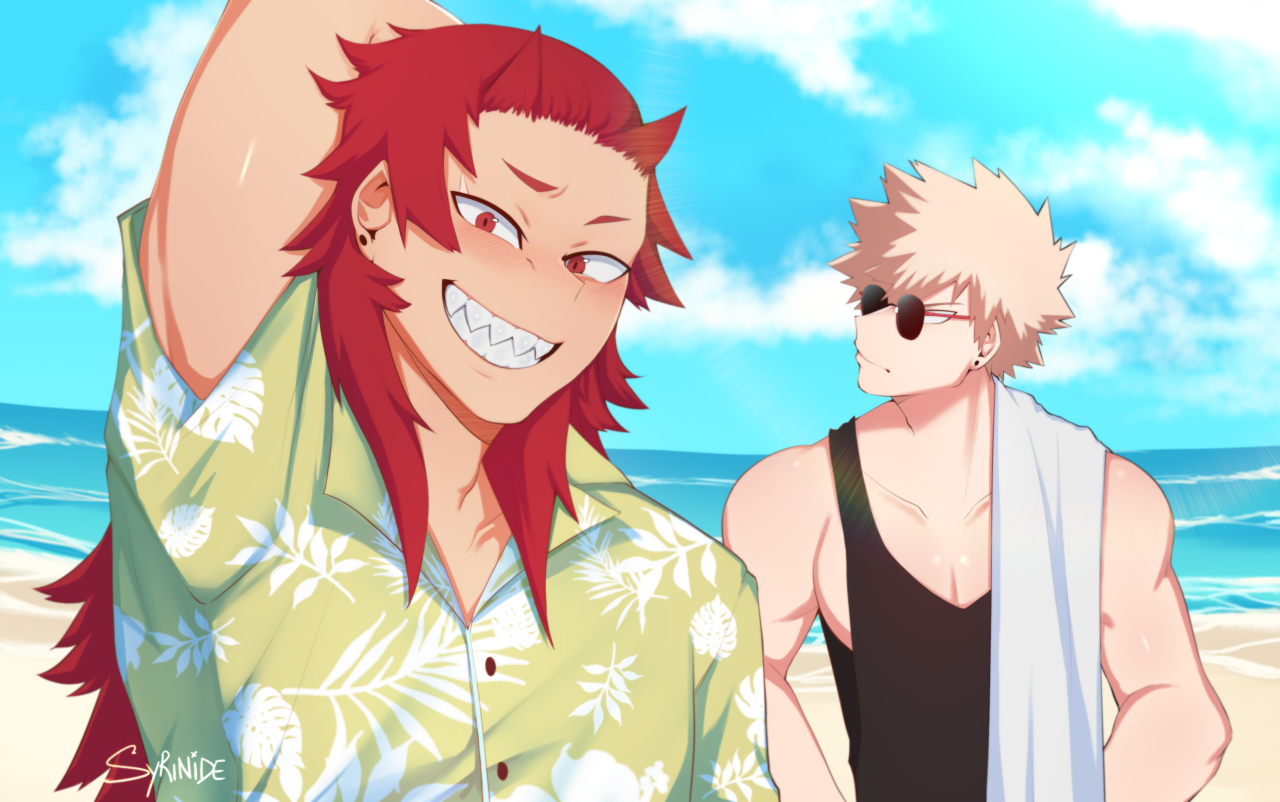 Kirishima and Bakugo