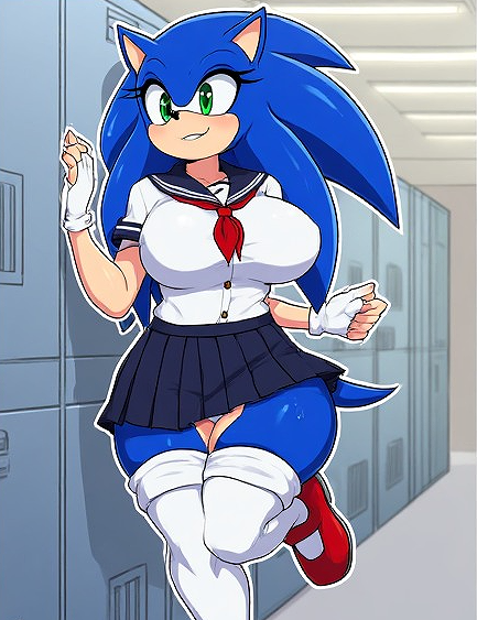School Girl Sonica