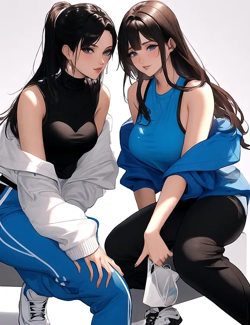 Leila and Annika