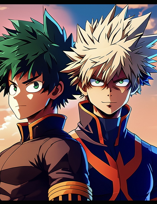 Bakugou and midoriya