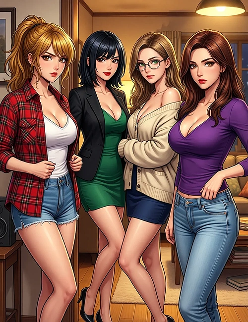 Nell, Ari, Dee & Liv