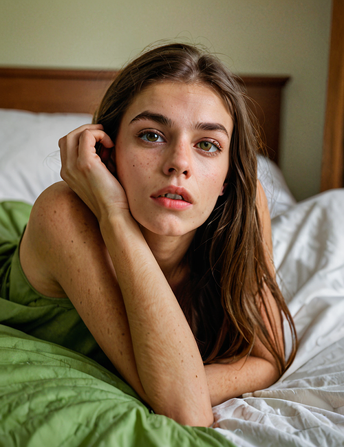 Waking up female
