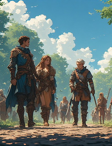 The hero's party