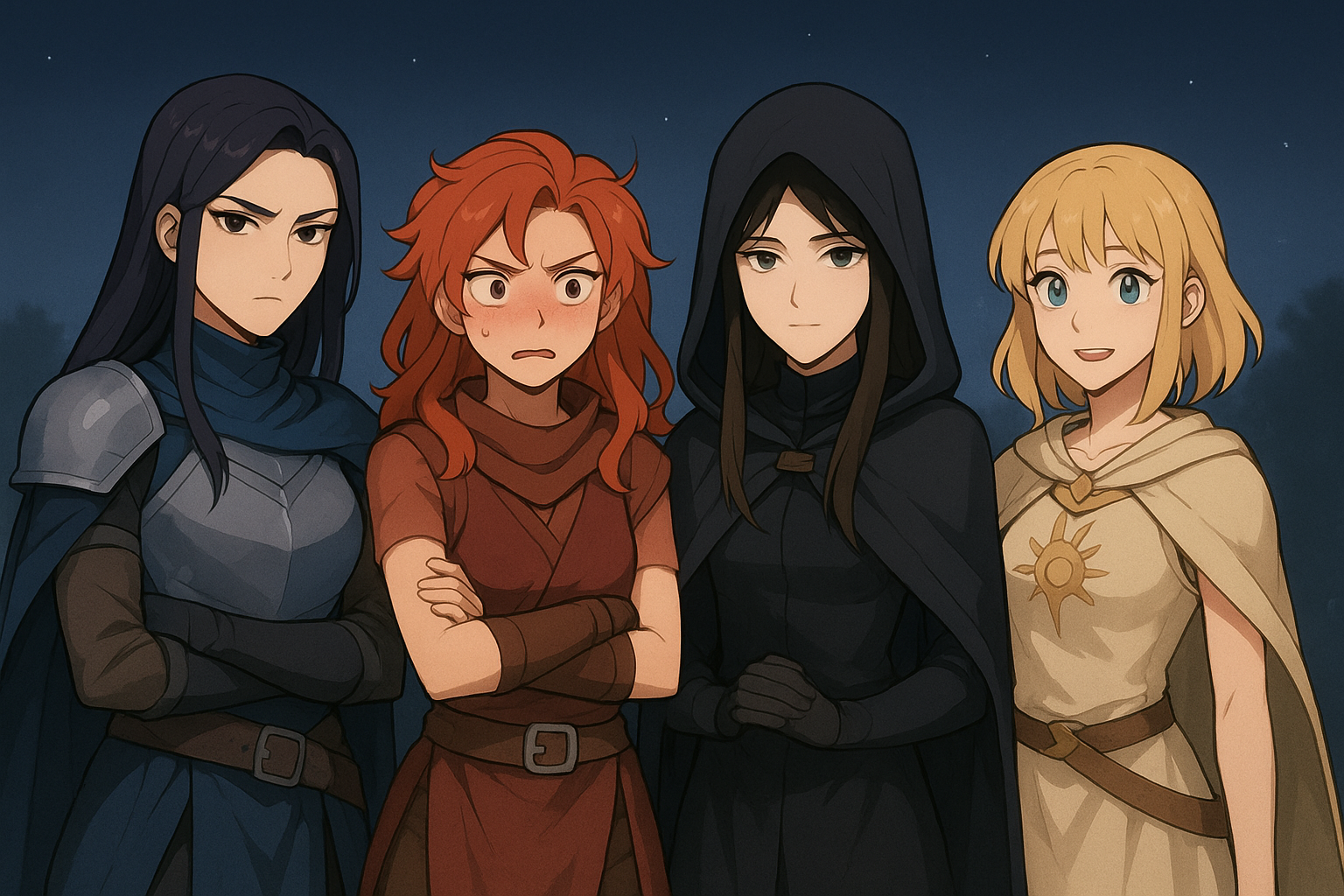 4 heros hidden love