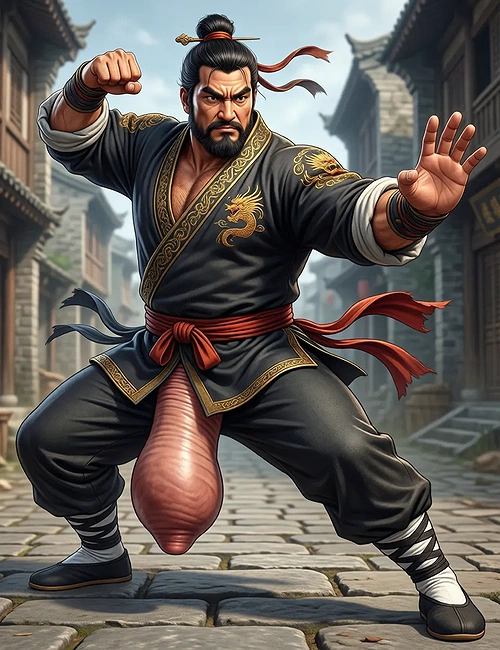 The Cock fu master
