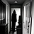 A man in the corner