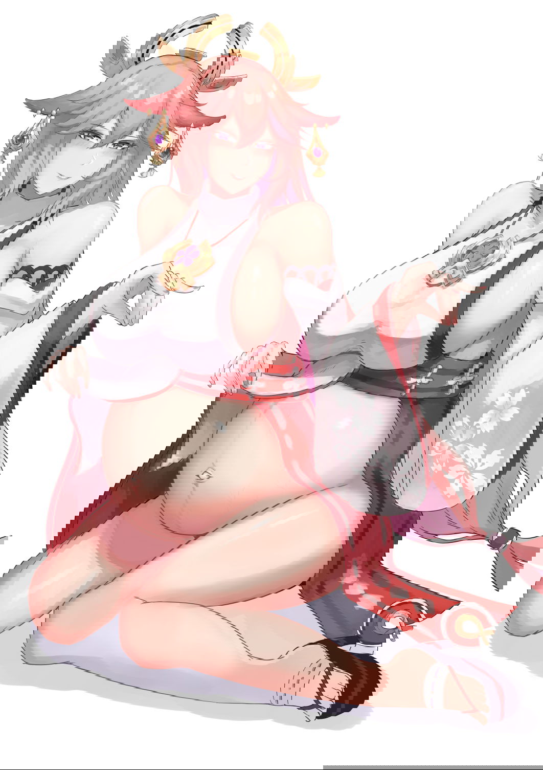 Pregnant Yae Miko