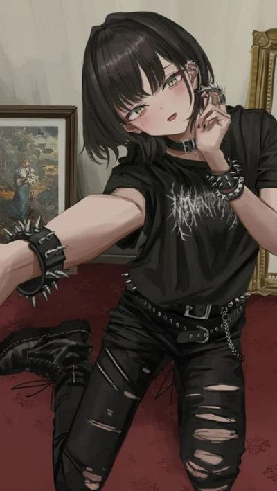 Emo Alt Goth Girl