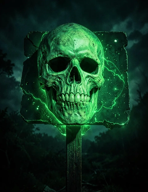 The sign. Horror