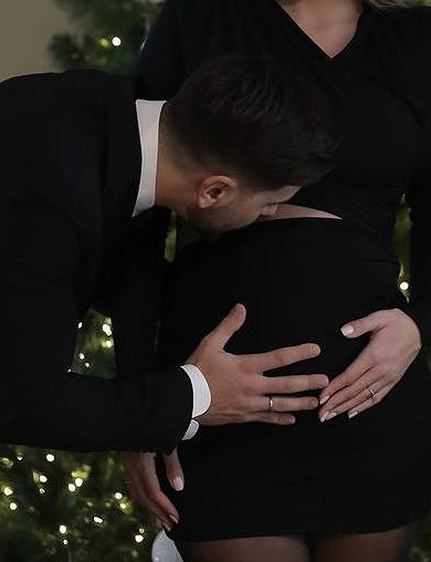 Pregnant wife.