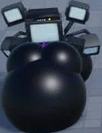 large tv woman