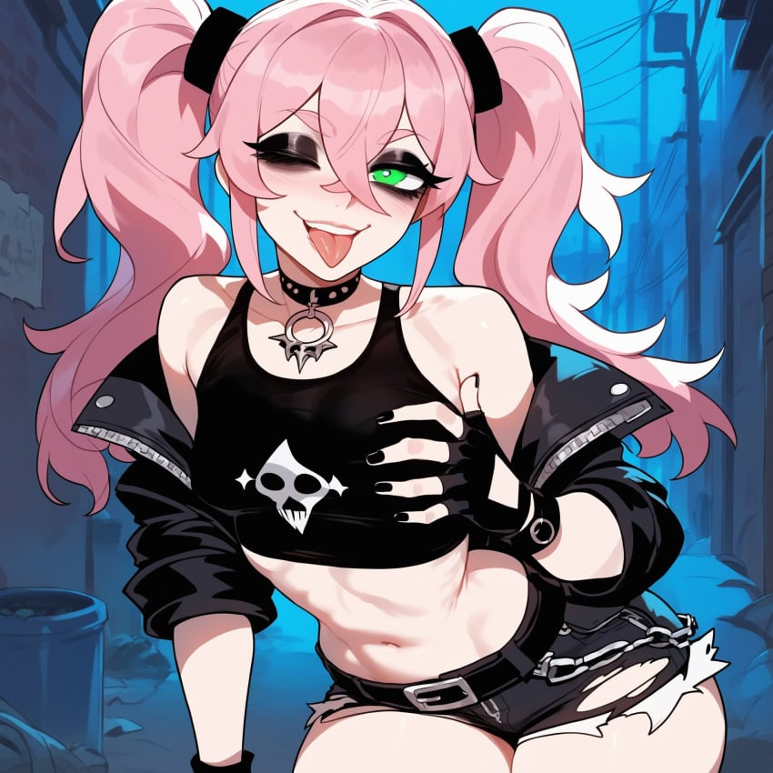 Bratty goth girl