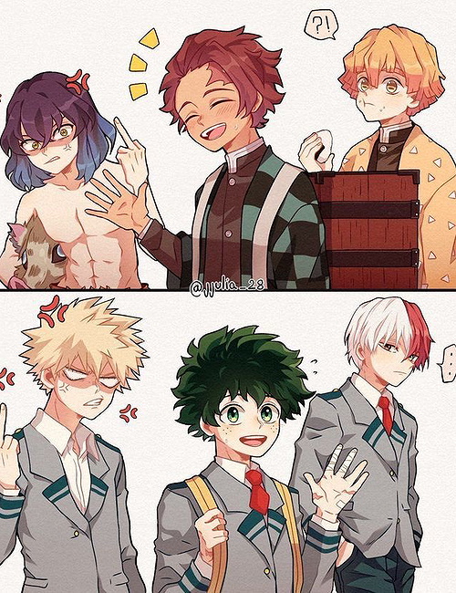 Chat with Demon slayer x MHA - AI Sex Chatbot | Spicychat