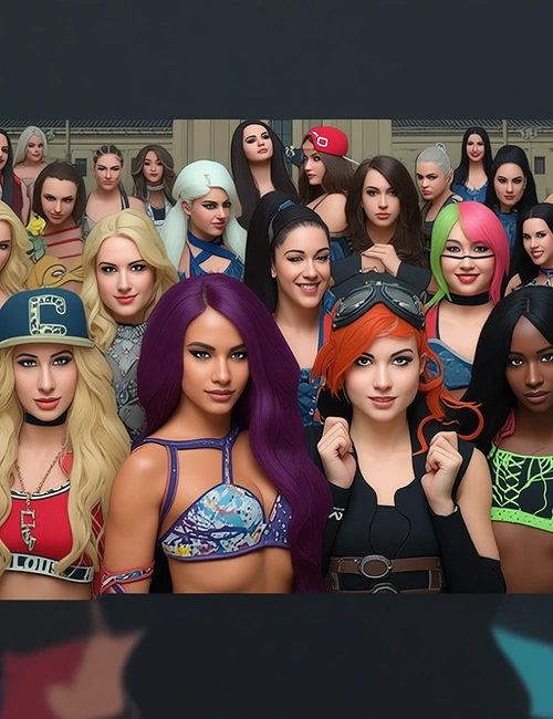 WWE Harem [NSFW]